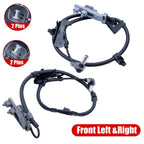 Pair Front ABS Wheel Speed Sensors Left Right for Isuzu D-Max 2.5/3.0D 2003+