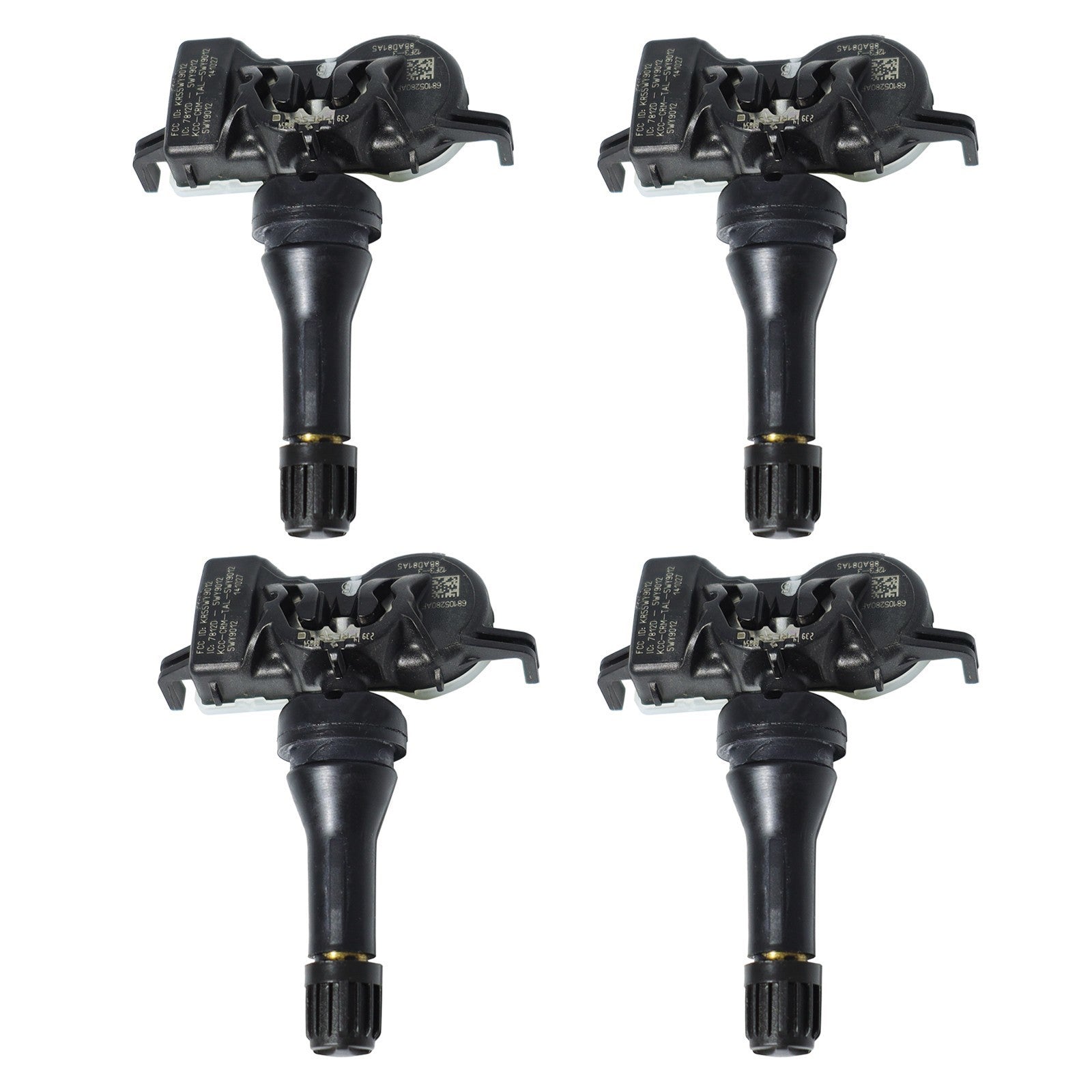 4x 68105280AF TPMS Tire Pressure Sensor 433MHz for Chrysler Jeep Vehicles