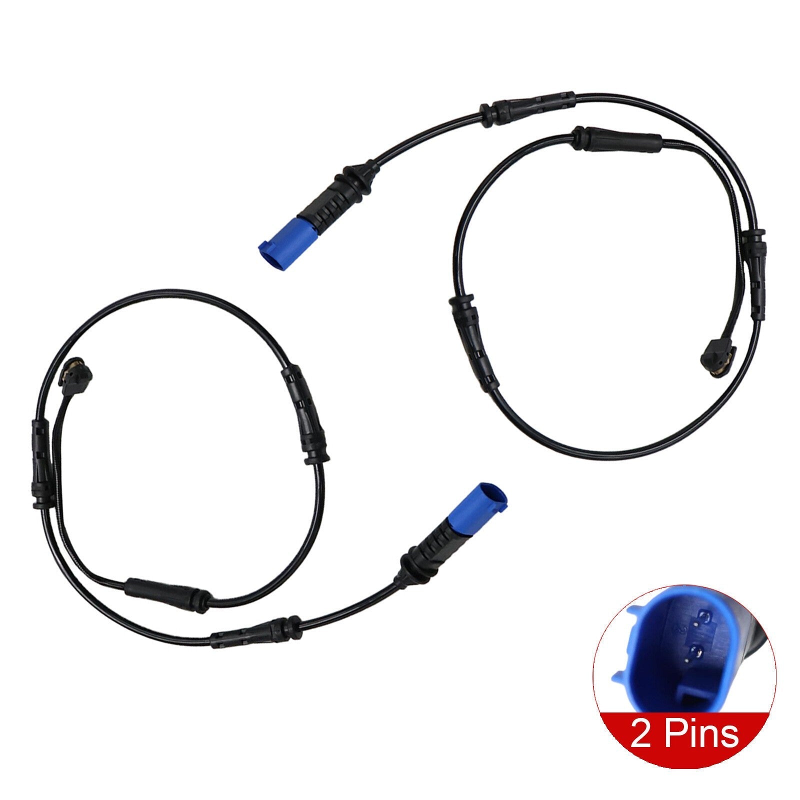 2X Front Rear Brake Pad Sensors for 2019-21 BMW X5 X6 X7 G05 G06 G07 L6 3.0L