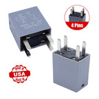 2PCS GM 4-Pin High Power Relay 13500114 12088567 Multi-Use 4 Terminal