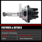 Ignition Distributor w/ Cap & Rotor for Mazda MPV B2600 2.6L L4 1990-1994
