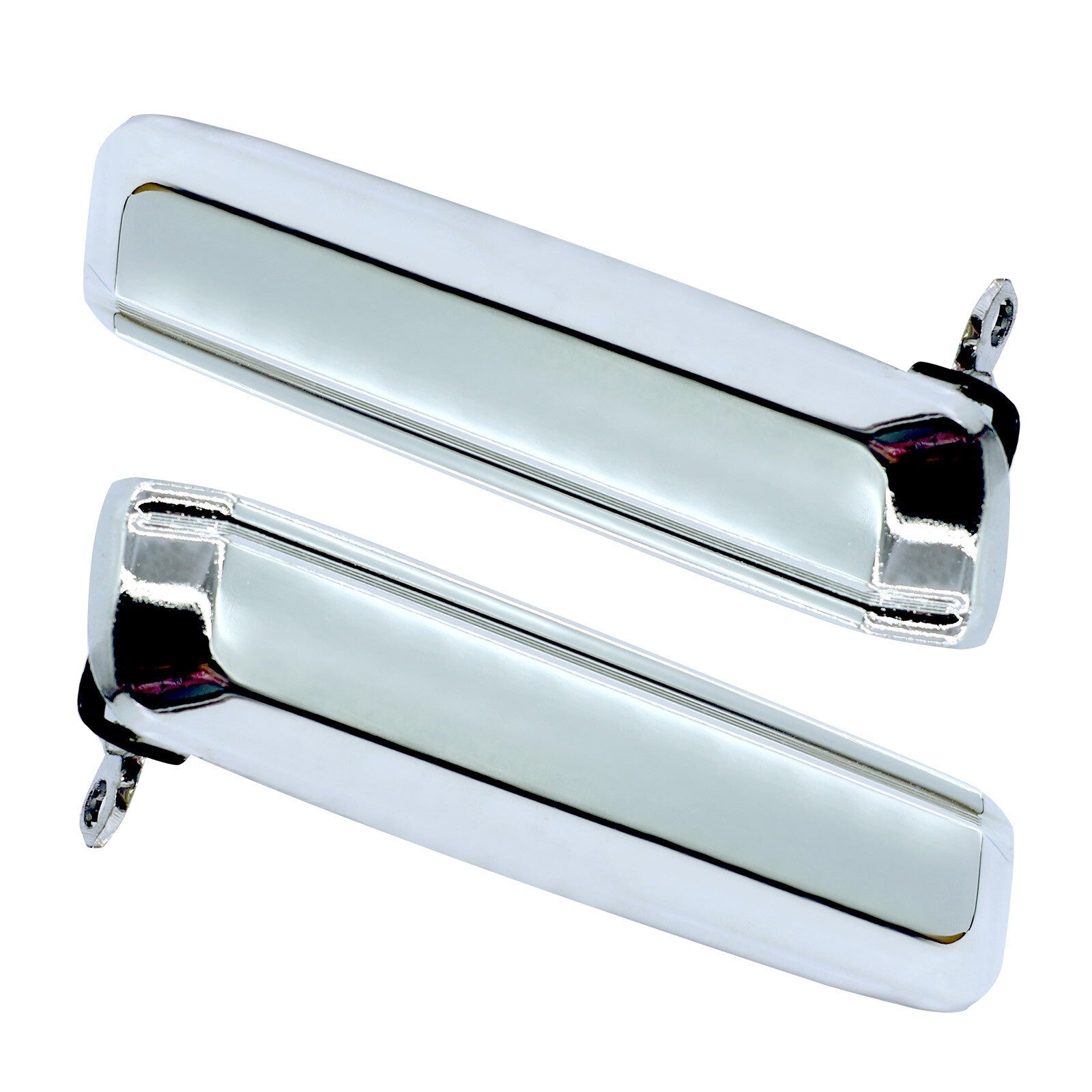 86-97 D21 Hardbody Pathfinder Front Door Handle Set Chrome Outside 2 Pieces
