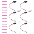 6x Fuel Injector Connectors for Chrysler Dodge Jeep Ram VW Subaru S2860