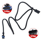 GM 6.5L Turbo Diesel PMD FSD Black Module Extension Cable for GM Trucks
