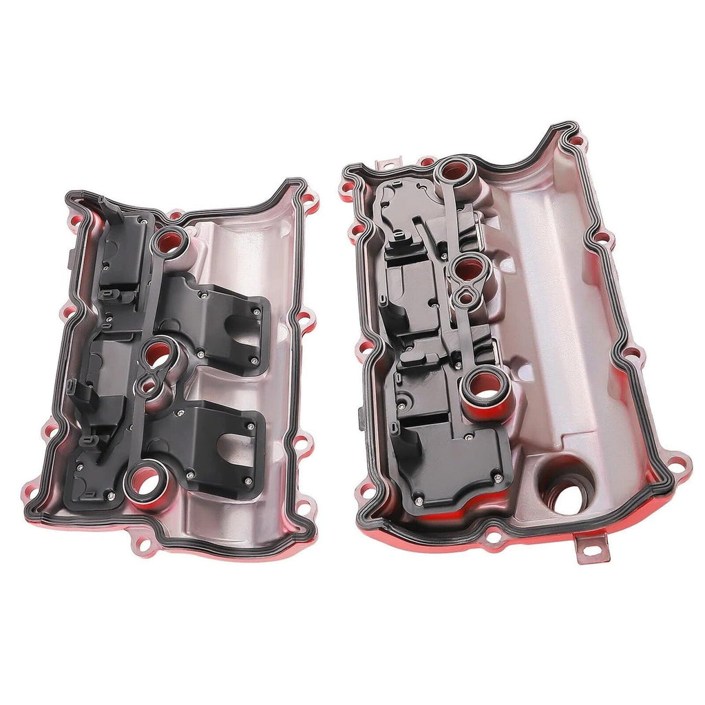 2x Aluminum Valve Covers for 09-20 370Z Infiniti QX70 QX50 Q70 3.7L