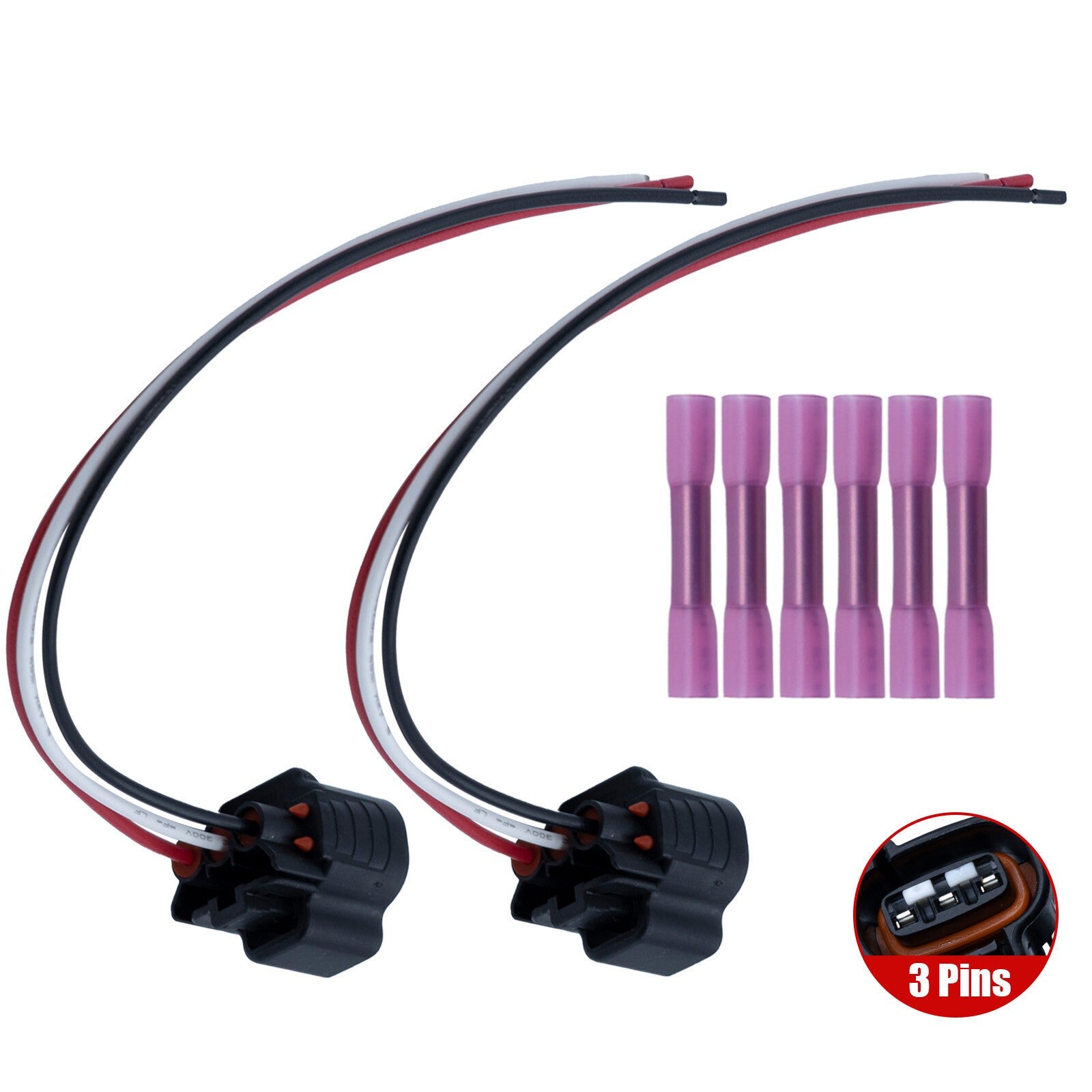 2x Transmission Input & Vehicle Speed Sensor Connector for Honda Acura