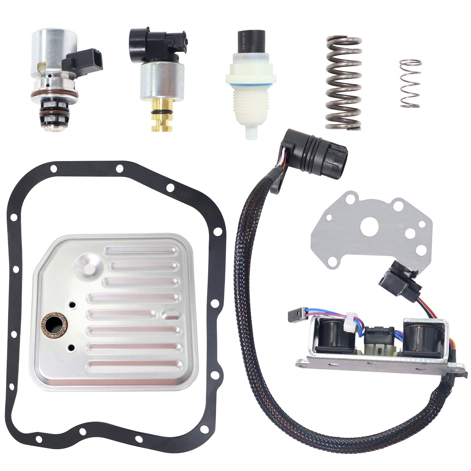 Dodge A518 A618 46RE 47RE 1998-99 Full Valve Body Solenoid Sensor Set