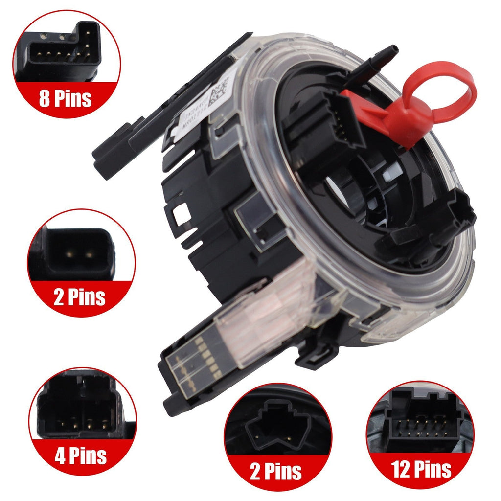 95565221122 Clock Spring for Porsche Cayman 2009-2012 Heated Steering Wheel