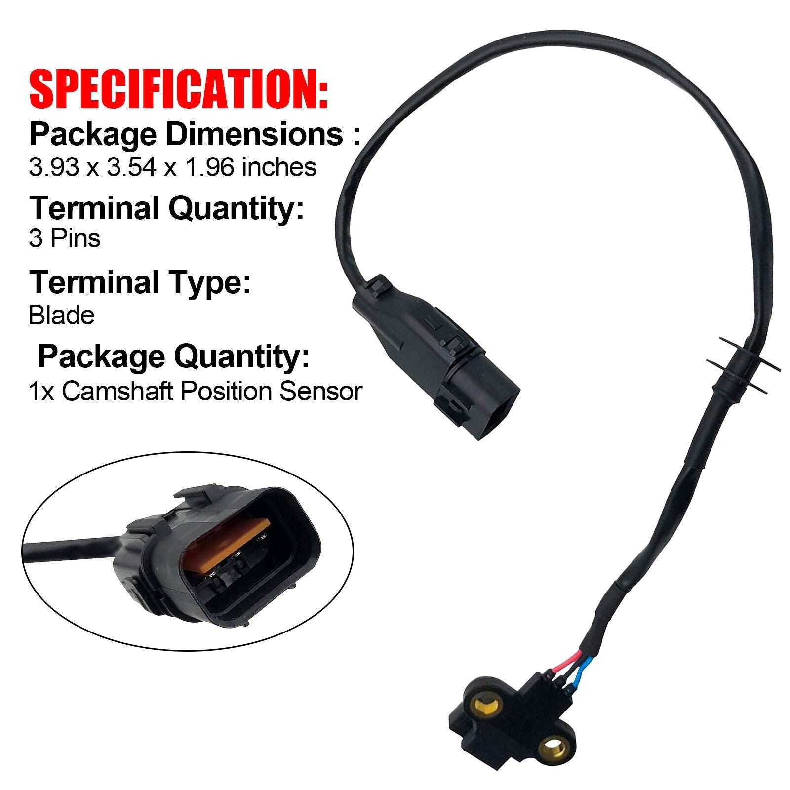 Engine Camshaft Position Sensor 3931839800 for 2001-2005 KIA Sorento 3.5L