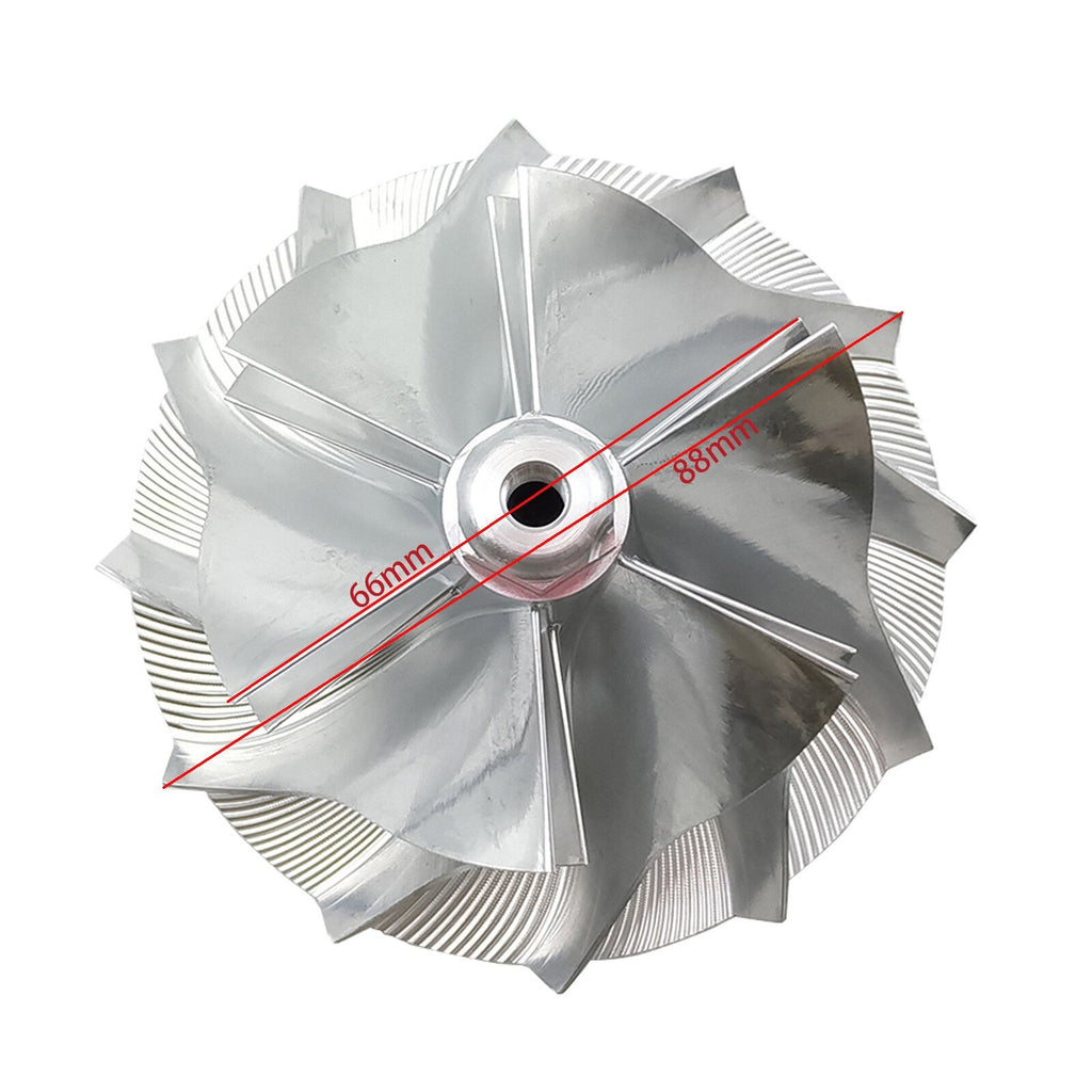 Turbo Billet Compressor Wheel 66/88 6+6 for 94-03 Ford F250 F350 6.0L 7.3L