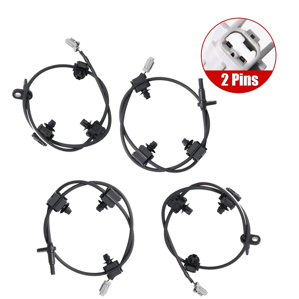 4x Front & Rear ABS Wheel Speed Sensors for Subaru B9 Tribeca H6 3.0L
