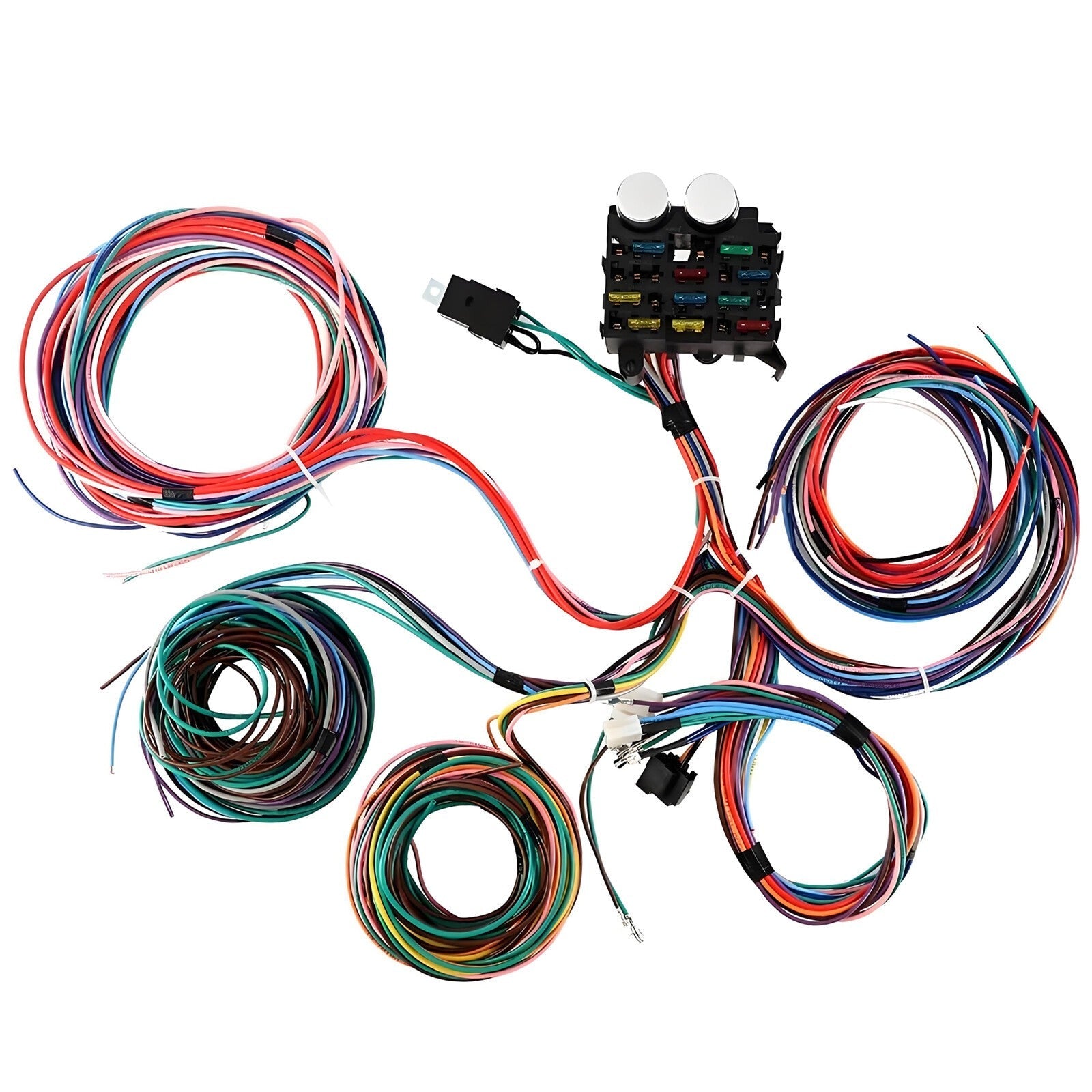 EZ Wiring 12 Circuit Hot Rod Wiring Harness for Easy Installation