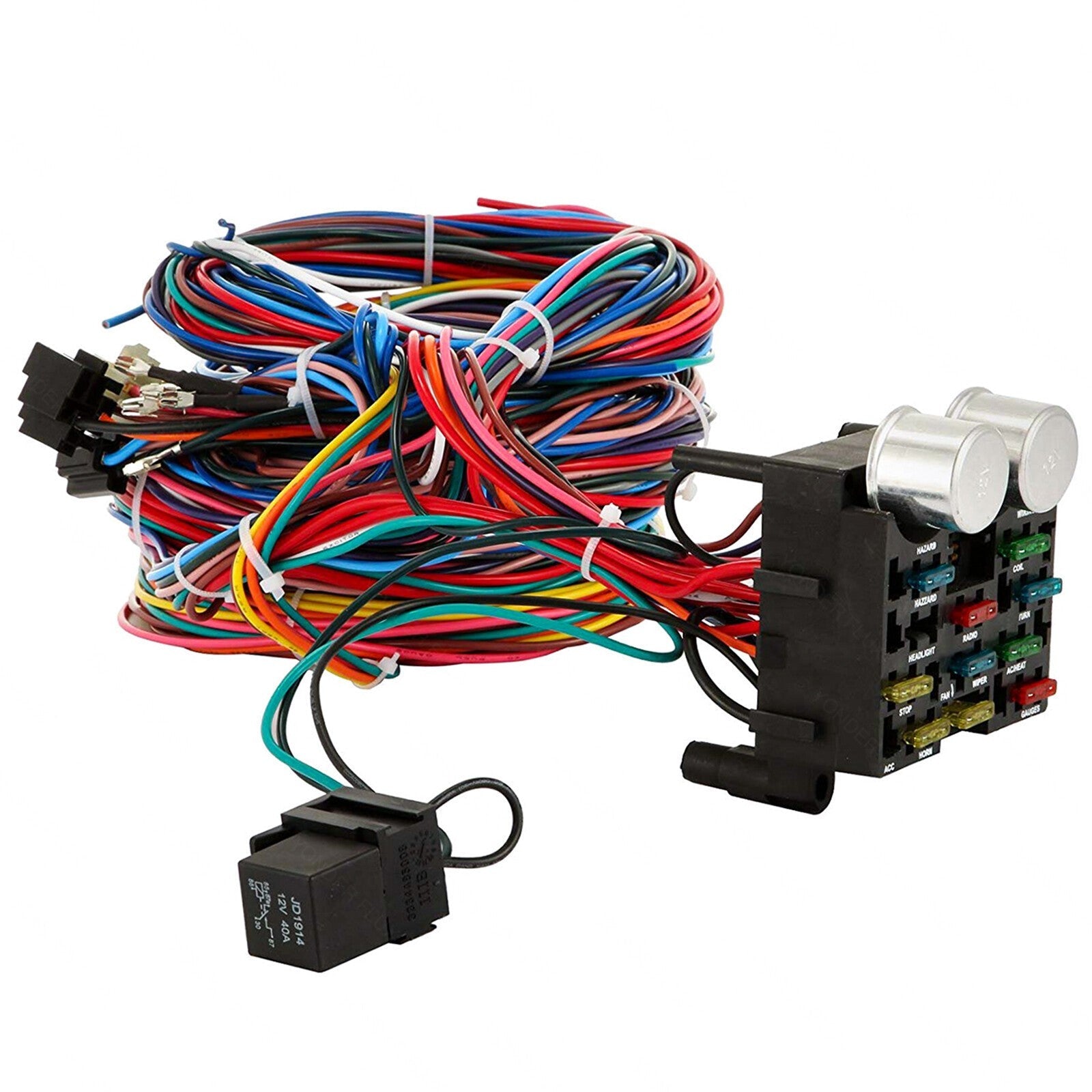 EZ Wiring 12 Circuit Hot Rod Wiring Harness for Easy Installation