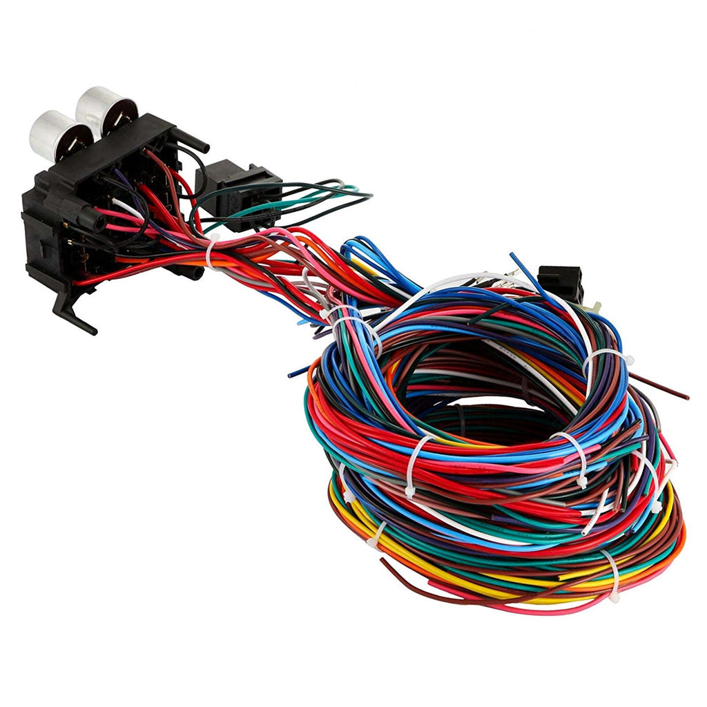 EZ Wiring 12 Circuit Hot Rod Wiring Harness for Easy Installation