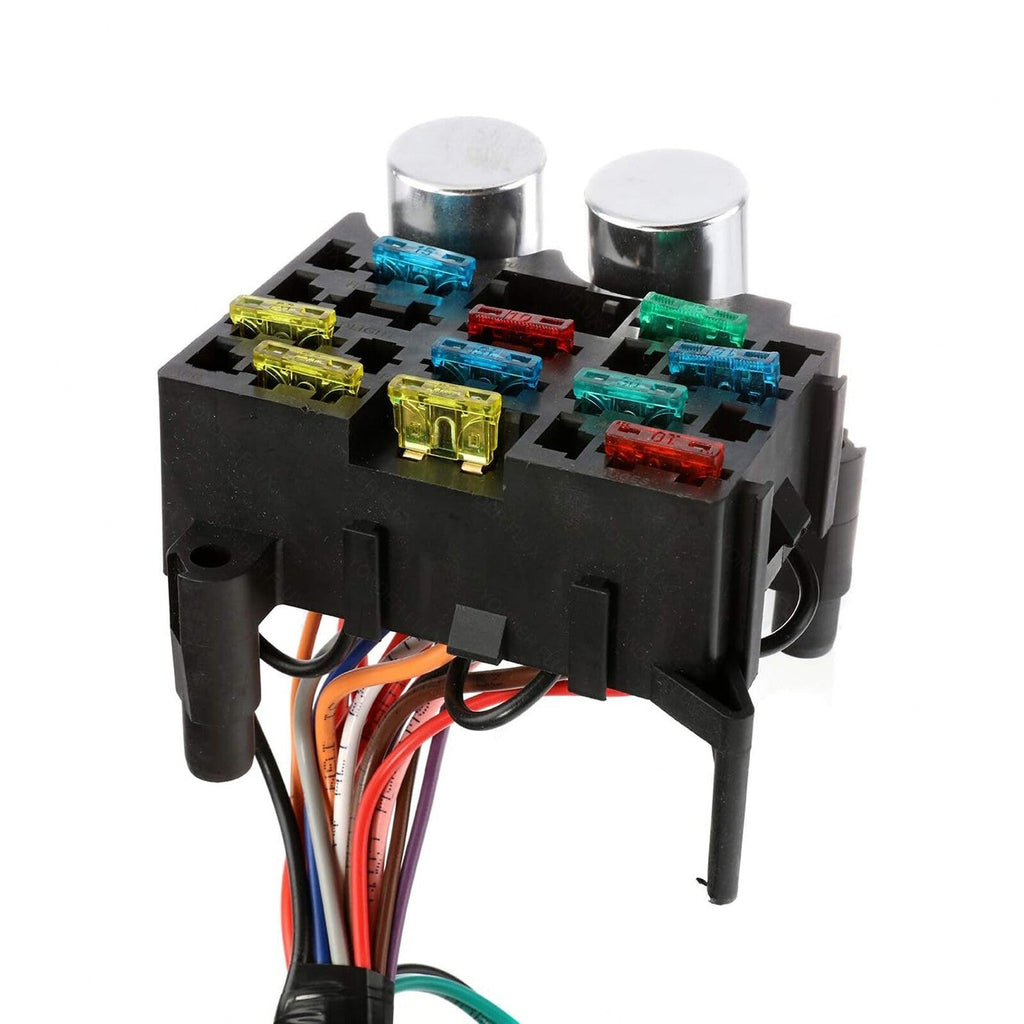 EZ Wiring 12 Circuit Hot Rod Wiring Harness for Easy Installation