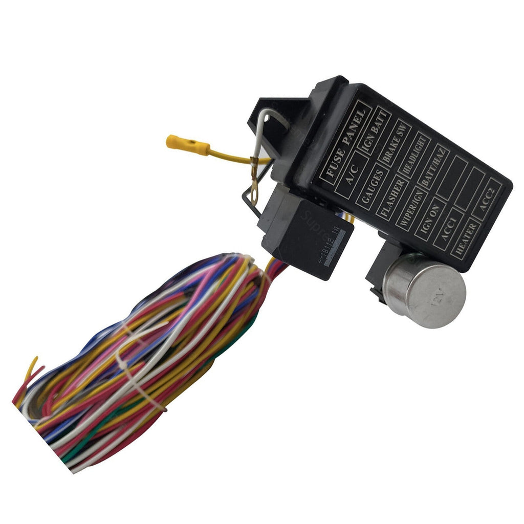 Muscle Car Hot Rod XL 12 Circuit Universal Street Rod Wiring Harness