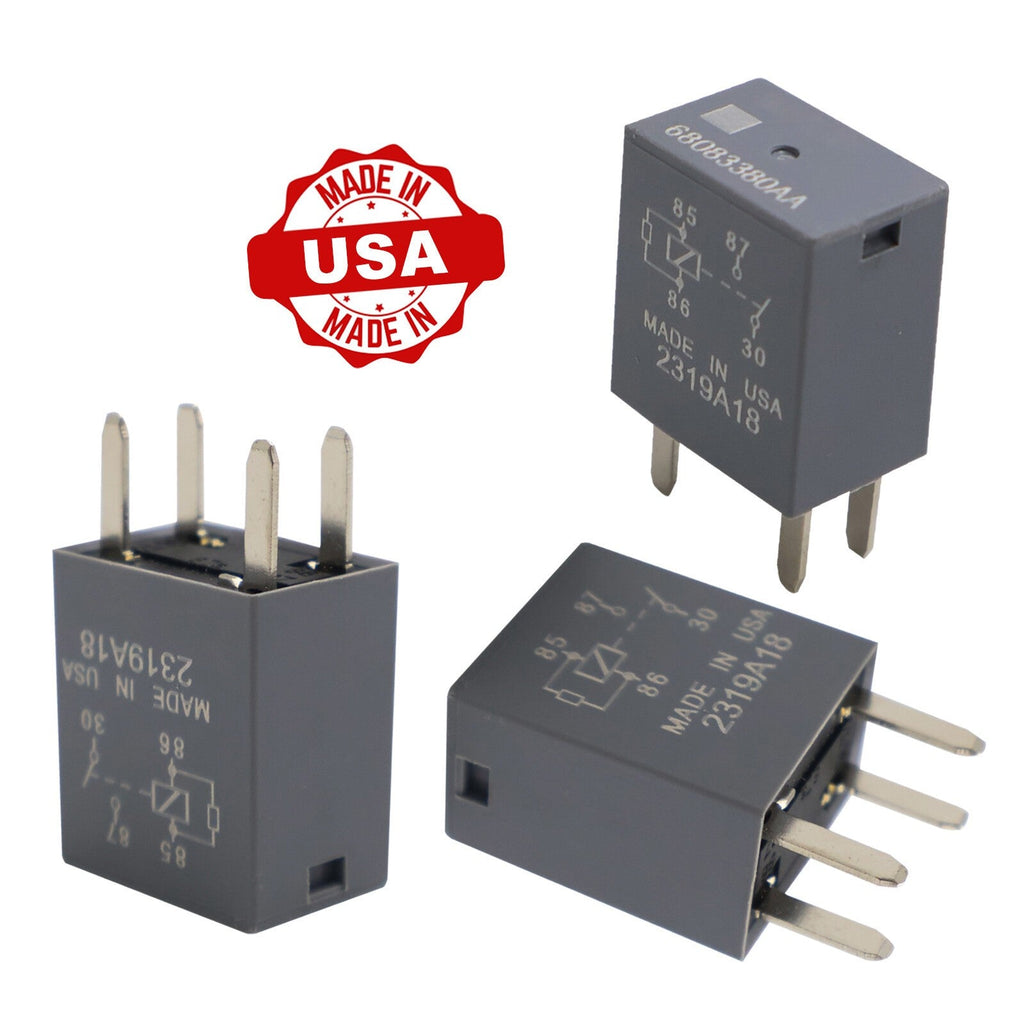 3Pcs 68083380AA Power Relay for Jeep Liberty Ram C/V Dodge Nitro 2011