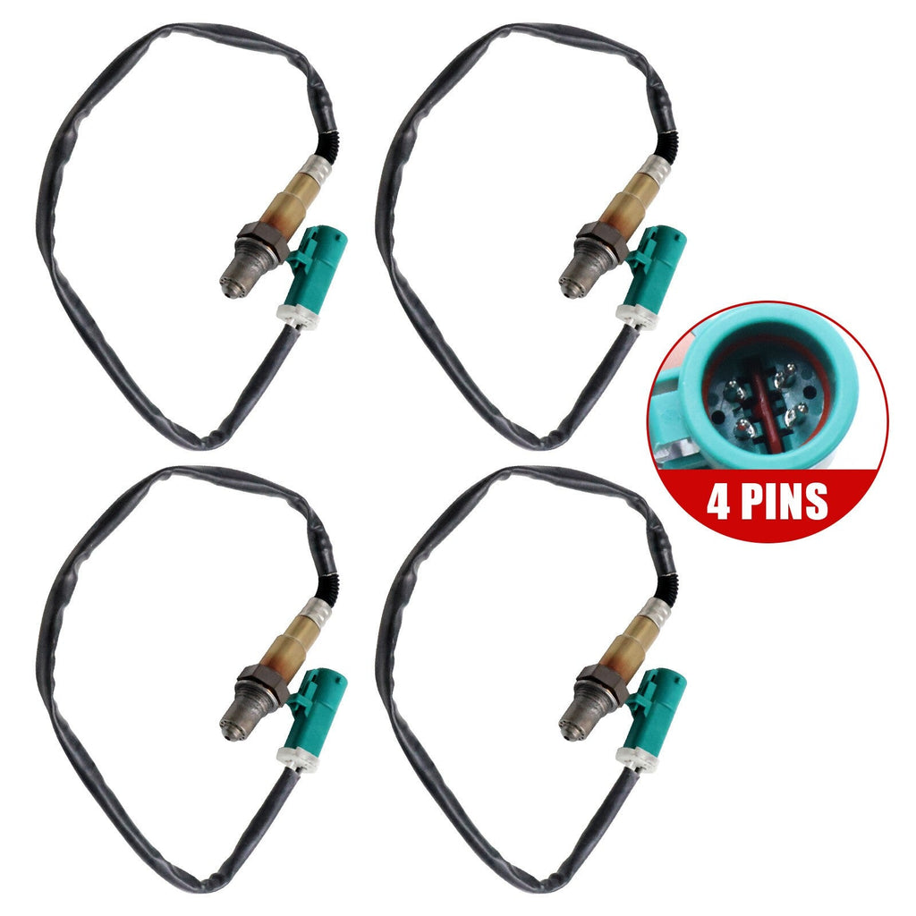 Ford Edge Lincoln O2 Oxygen Sensor Kit 4pcs Downstream & Upstream 1067580