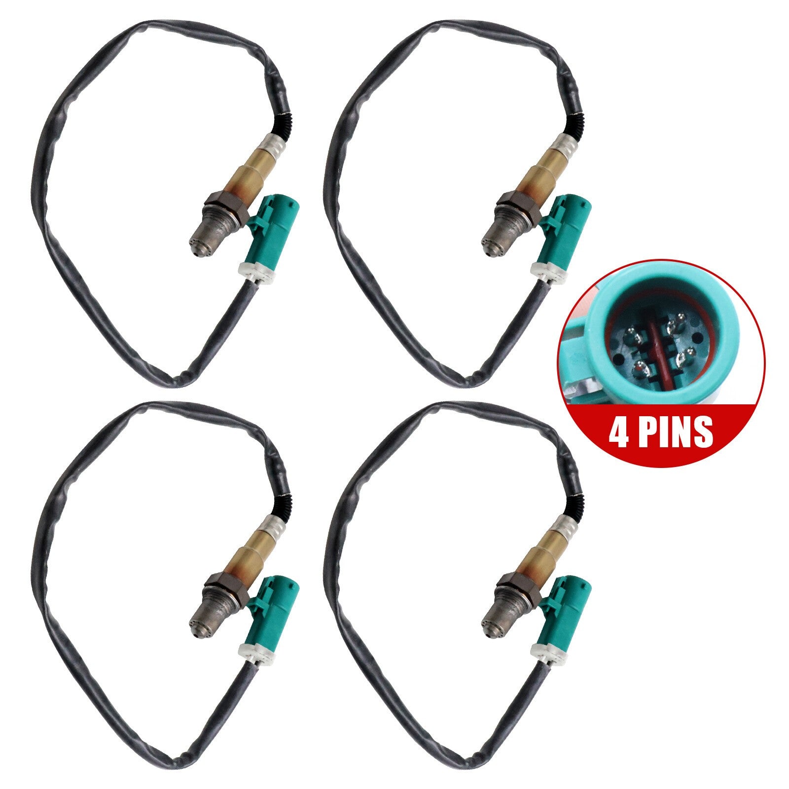 Ford Edge Lincoln O2 Oxygen Sensor Kit 4pcs Downstream & Upstream 1067580
