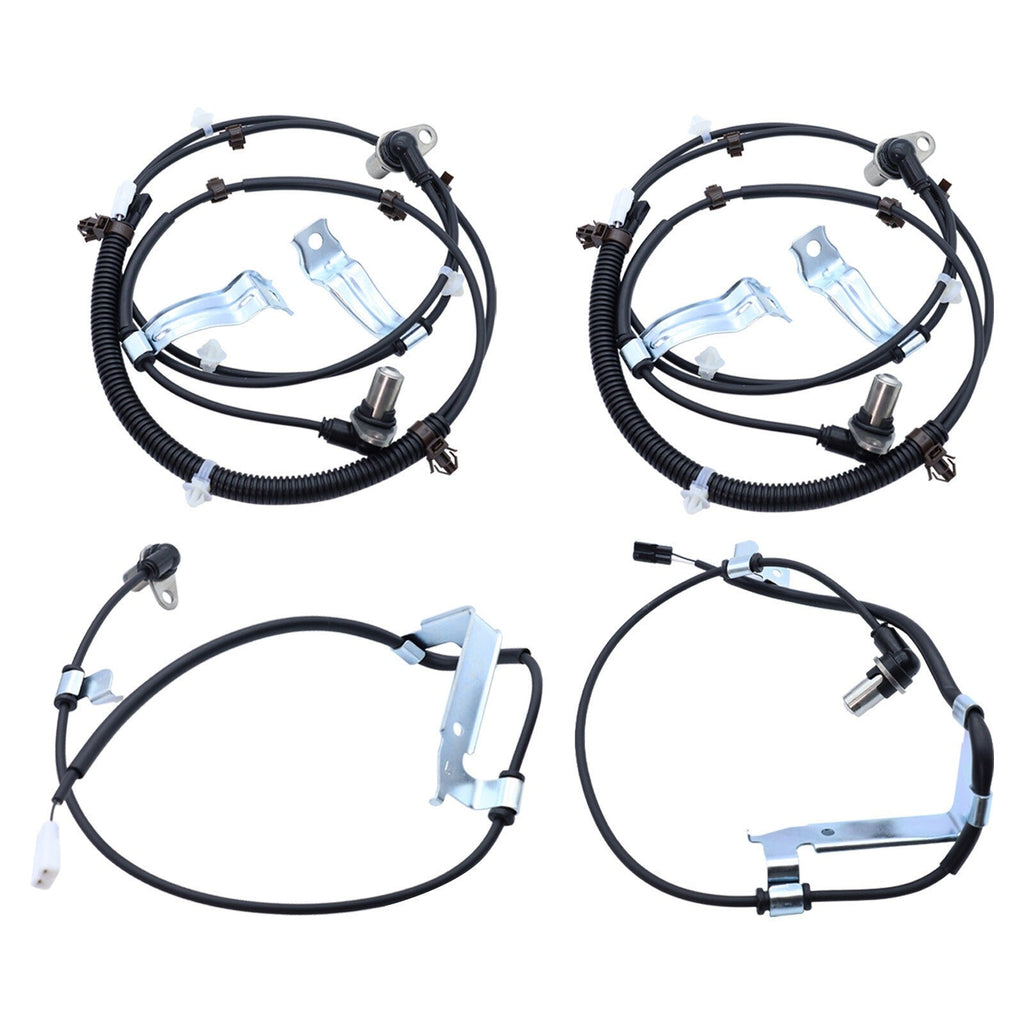 4x ABS Wheel Speed Sensors Front & Rear for Suzuki Vitara 1999-2004