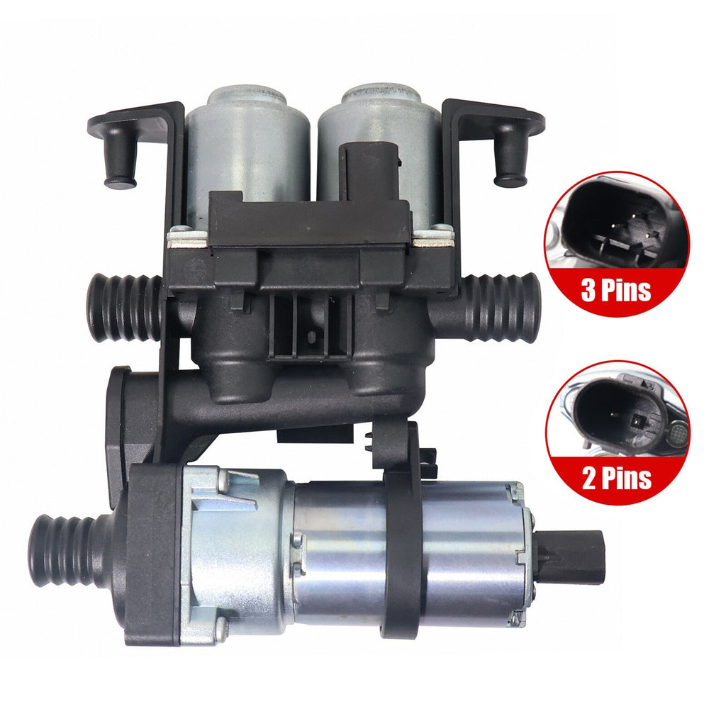 Heater Control Valve & Aux Water Pump for BMW M5 540i 740i 528i 96-03