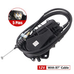 New 12V Engine Stop Motor Assembly w/ 87" Cable for 98-04 Isuzu NPR NPR-HD