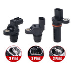 3 Pcs Camshaft & Crankshaft Position Sensor for Acura Honda 2003-2011 L4 2.4L