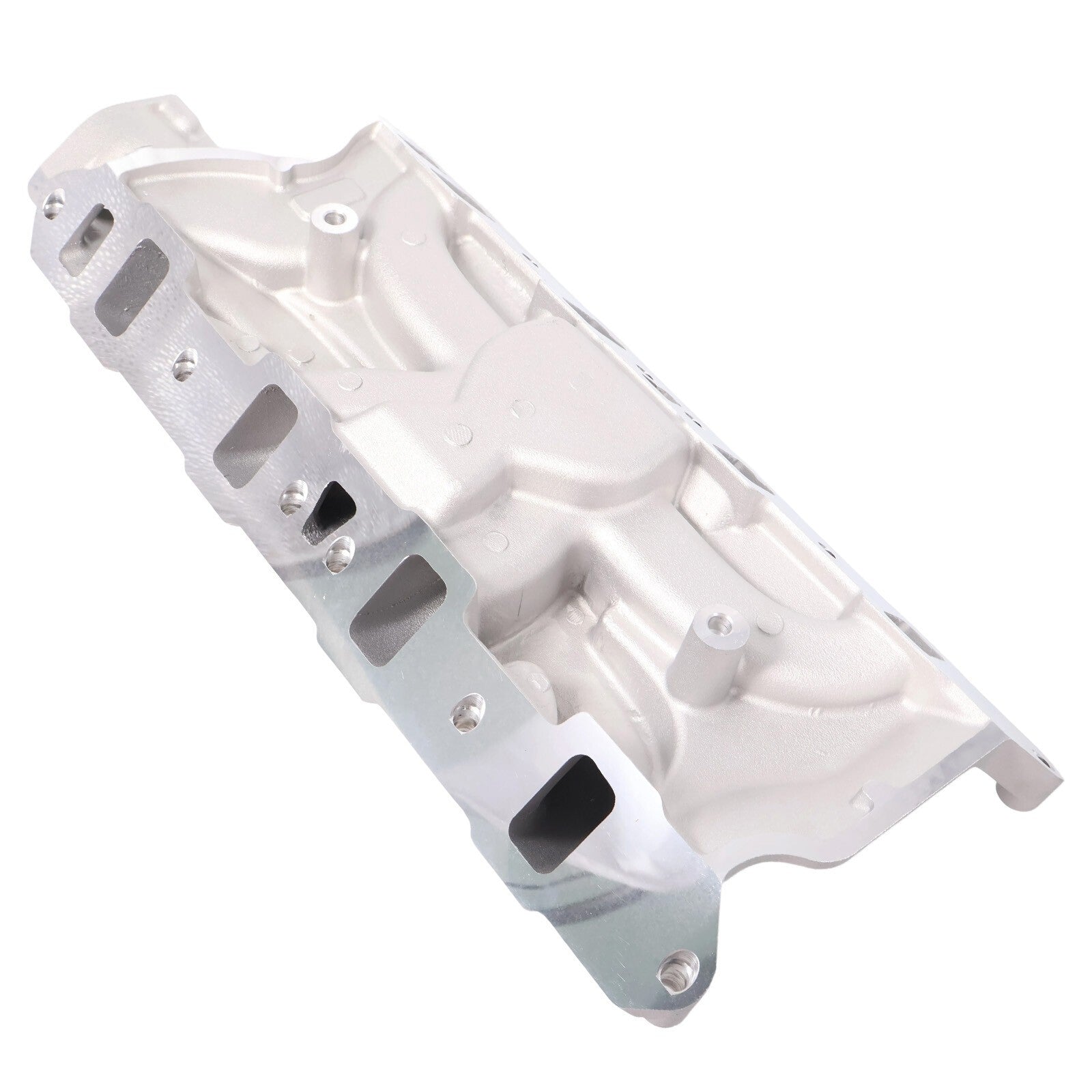 Intake Manifold w/ 4 Plugs for Ford SBF 289 302 4.3L 4.7L 5.0L Small Block