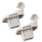 Pair of Gray Sun Visor Clips LC6269261B77 for Mazda 3 5 6 CX-7 CX-9 RX-8