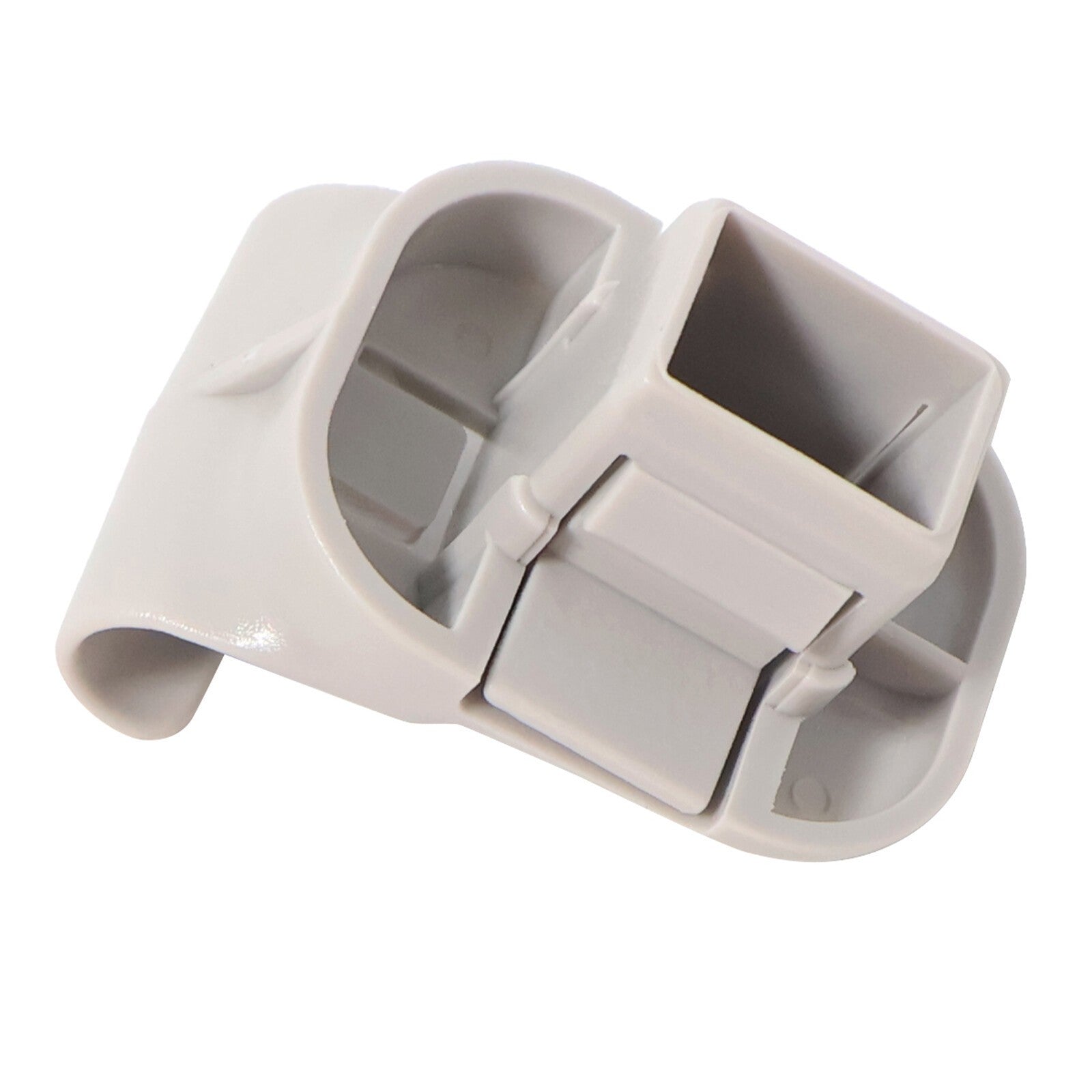 Pair of Gray Sun Visor Clips LC6269261B77 for Mazda 3 5 6 CX-7 CX-9 RX-8