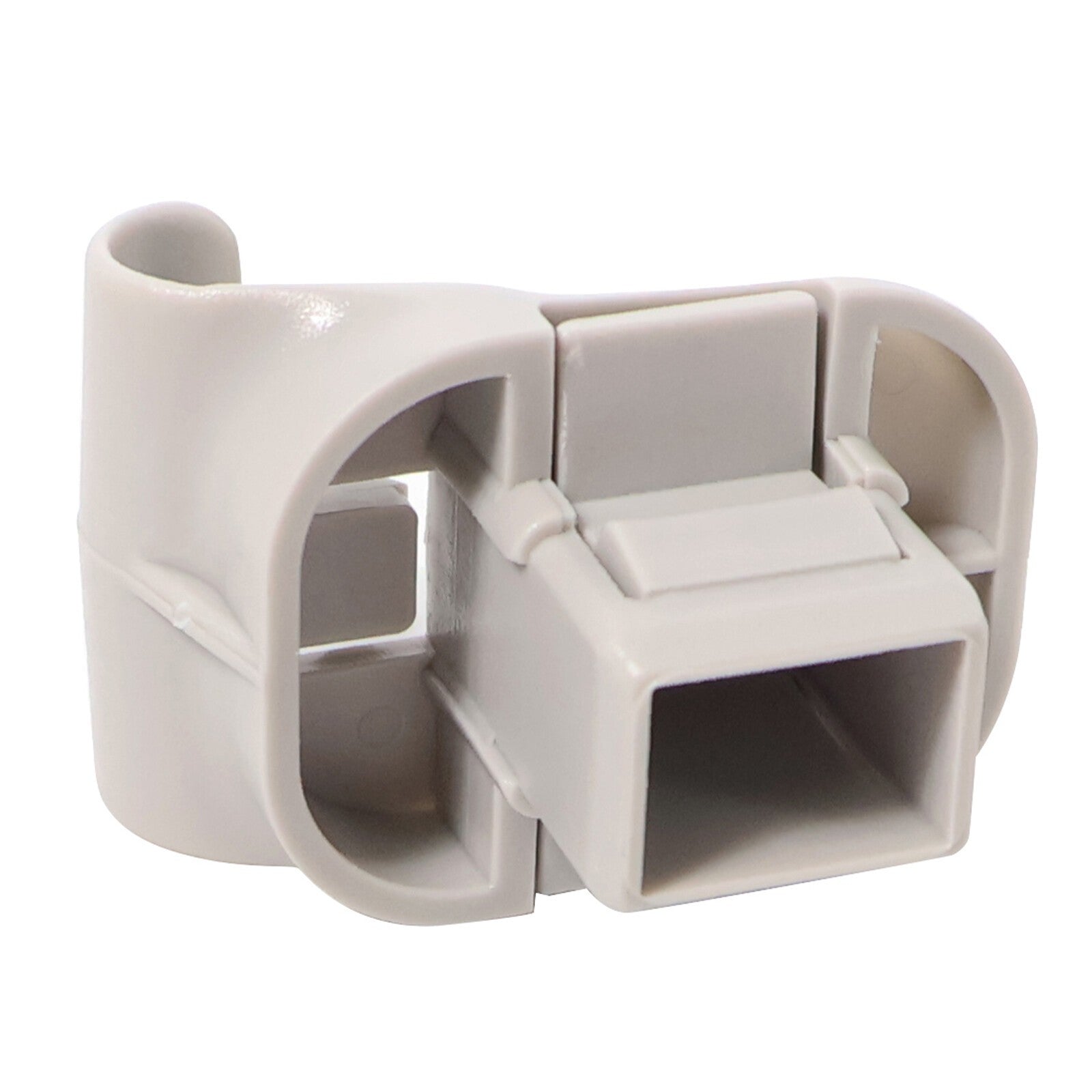 Pair of Gray Sun Visor Clips LC6269261B77 for Mazda 3 5 6 CX-7 CX-9 RX-8
