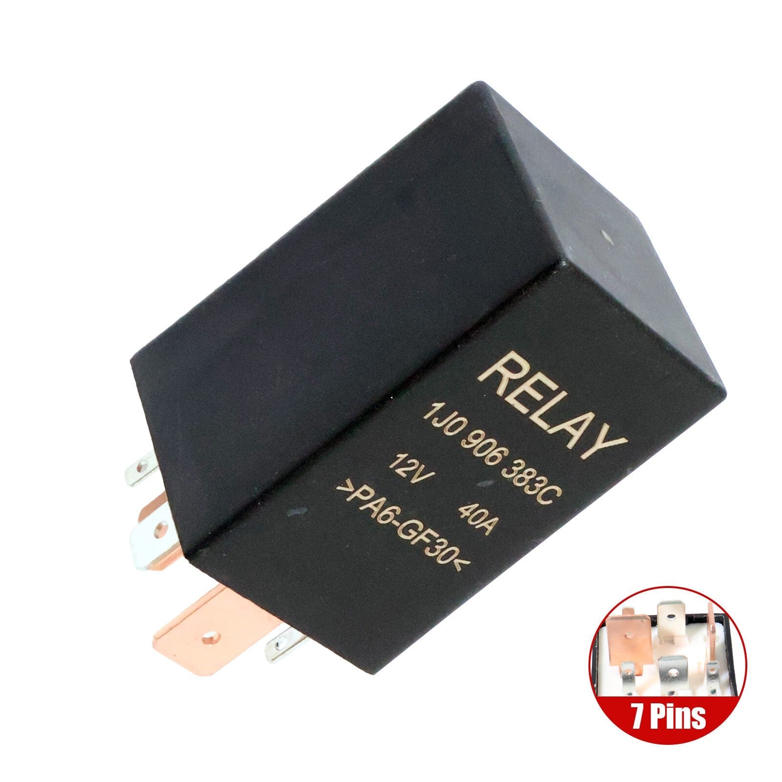 7-Pin Fuel Pump Relay 1J0906383C for VW Jetta Golf Passat Beetle Bora