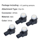 4Pcs Backup Parking Sensors PDC for GMC Chevy JEEP 25961316 Reverse Assist