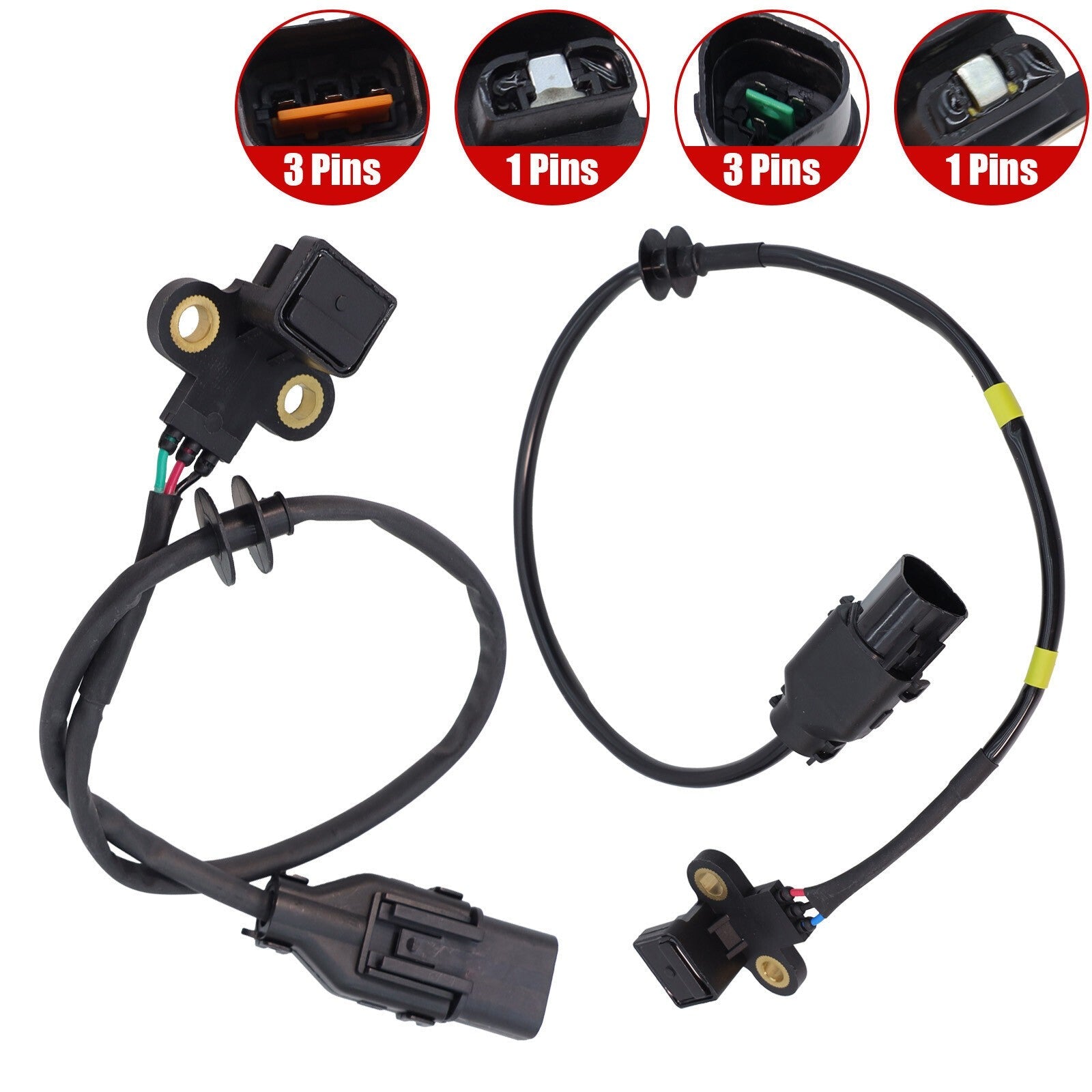 2x Camshaft & Crankshaft Position Sensors for 03-06 Kia Sorento LX EX 3931039800