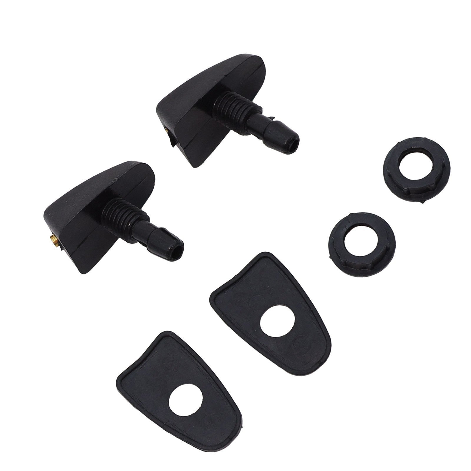 2x Windshield Wiper Spray Nozzles with Gasket for Volvo S40 S70 S80 Upgrade