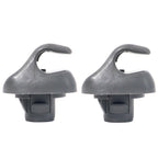 Honda CR-V 88217S01A01ZA Sun Visor Support Retainer Clips Gray - 2 Pack New