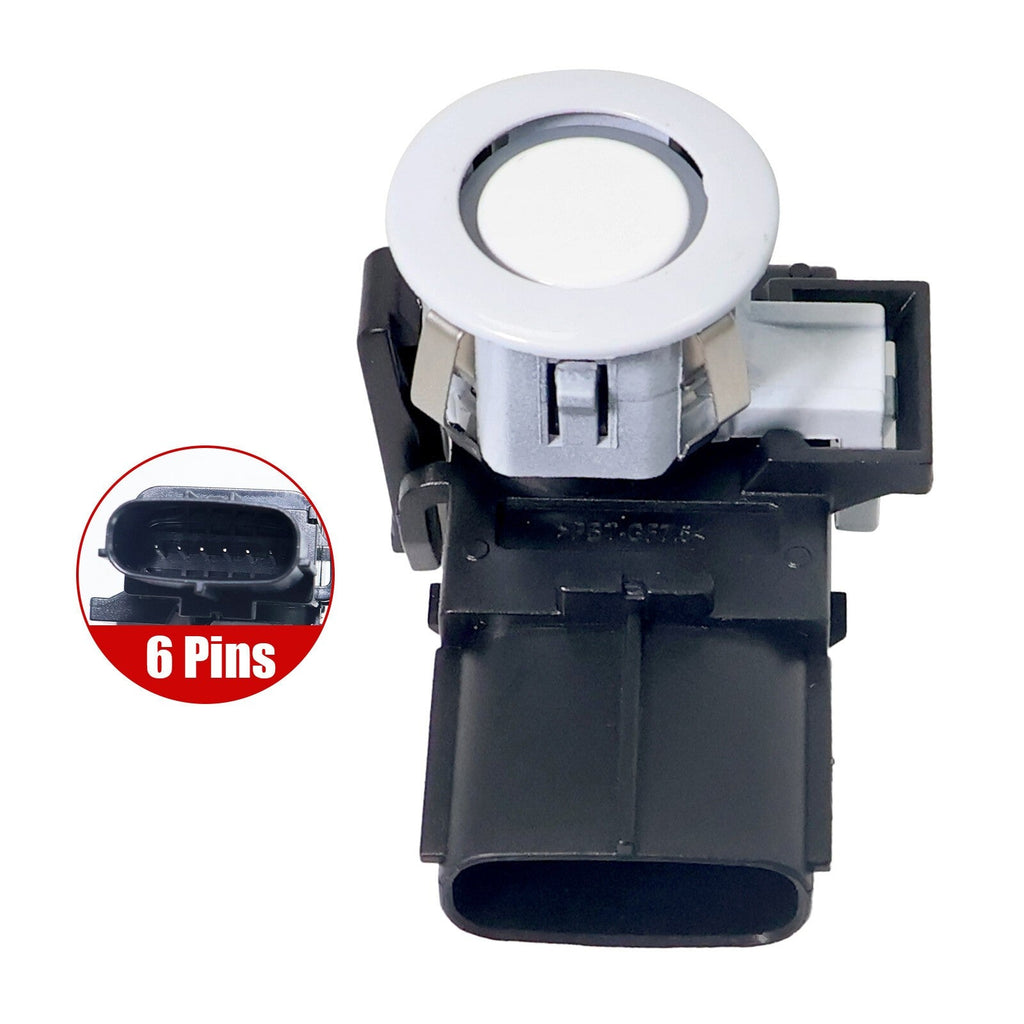 Toyota Sienna Front Bumper PDC Parking Sensor & Retainer White 89341-48010