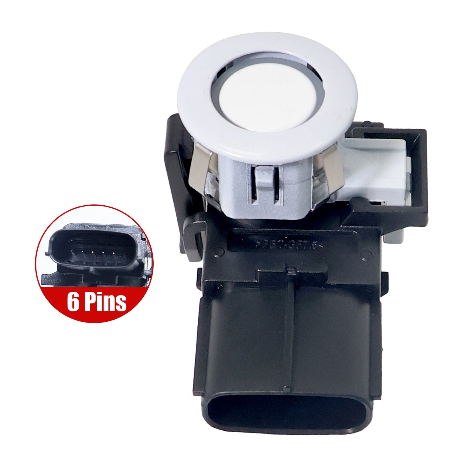 Toyota Sienna Front Bumper PDC Parking Sensor & Retainer White 89341-48010