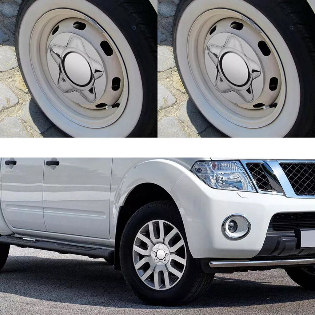 4Pcs 7" Chrome Hub Wheel Center Caps for 97-03 Ford F150 F-150