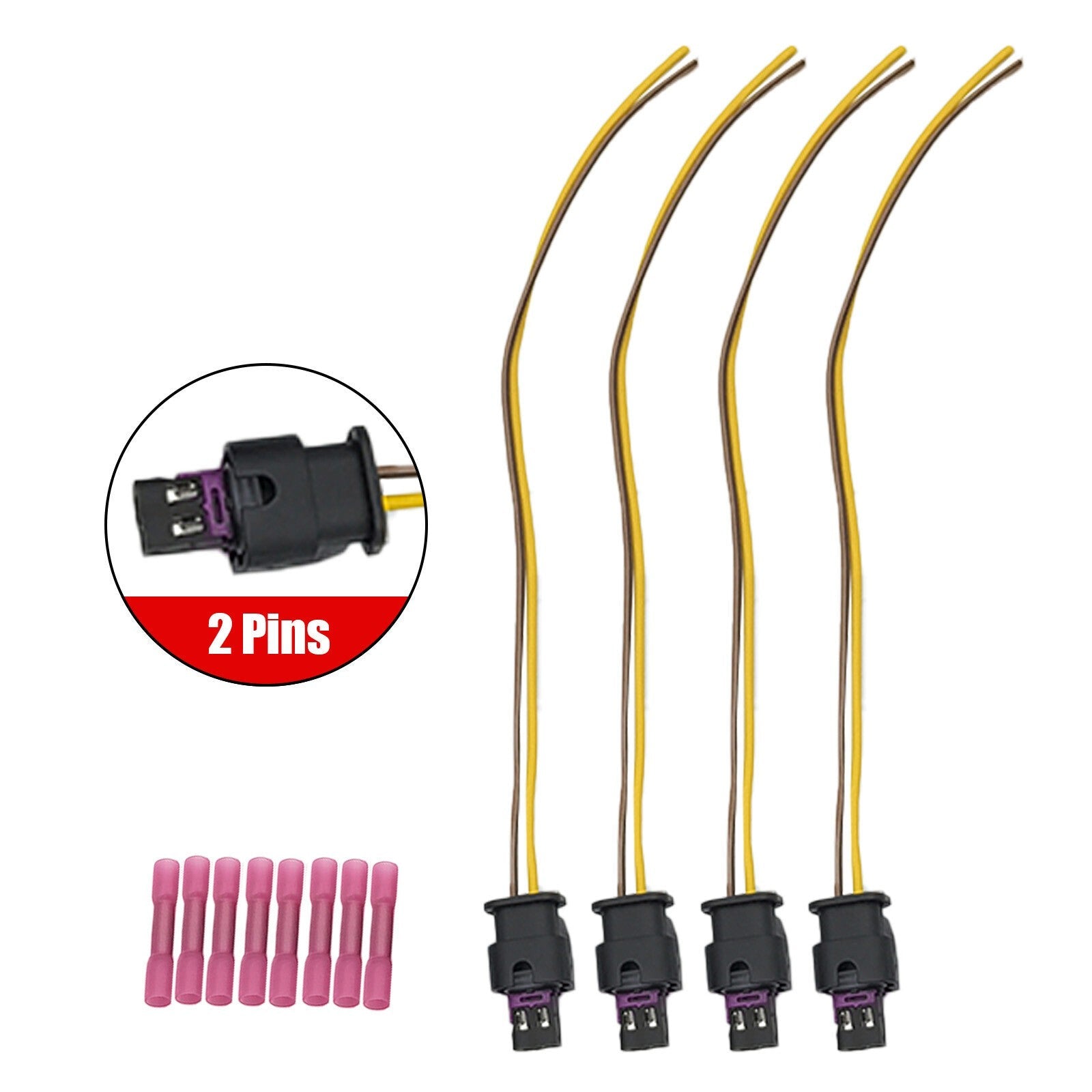 4x Ignition Coil Connector Wire Harness S2860 for Chrysler Jeep Dodge VW