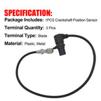 Volkswagen Passat Audi A4 Quattro Crankshaft Position Sensor 050906433