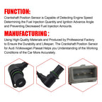 Volkswagen Passat Audi A4 Quattro Crankshaft Position Sensor 050906433