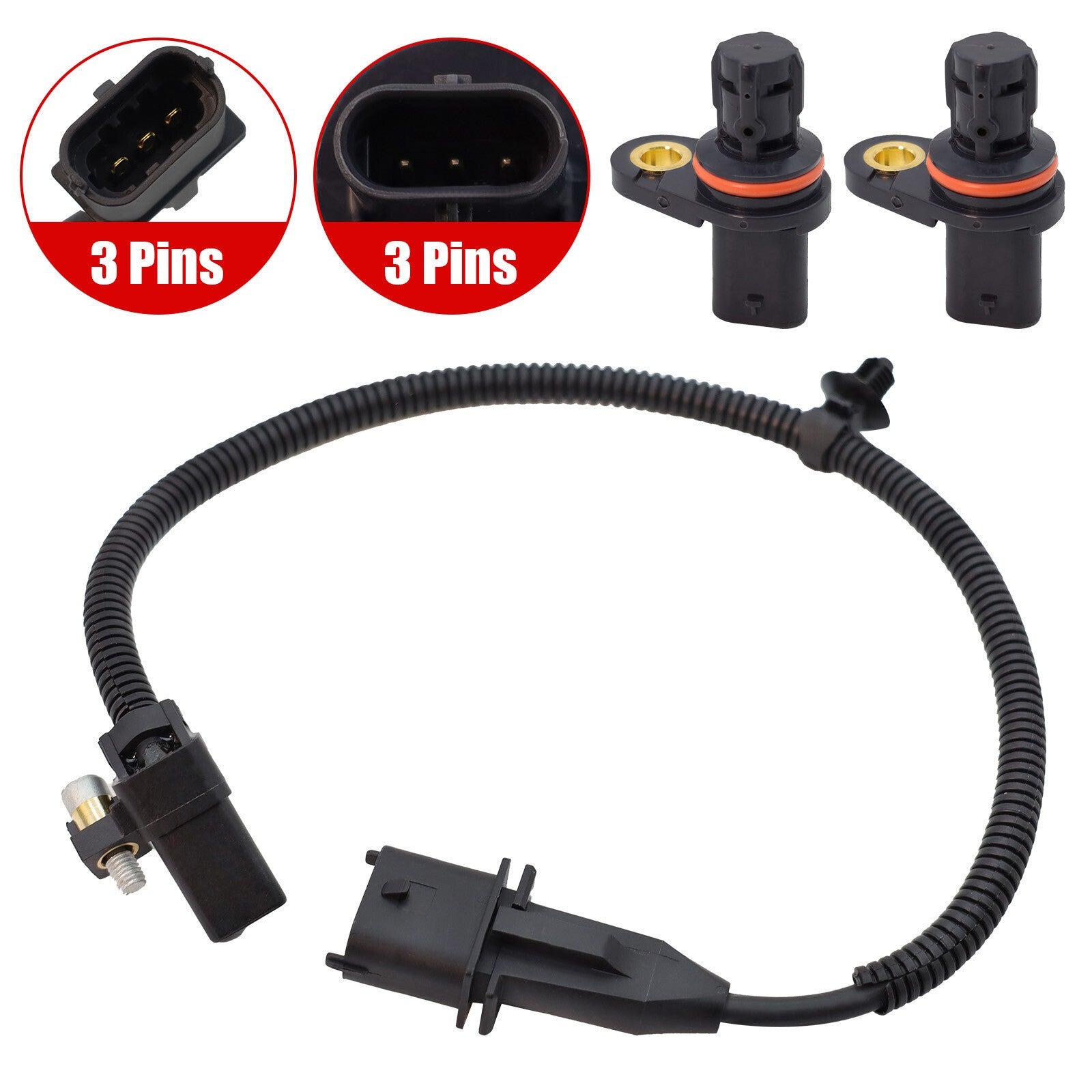 Chevrolet Cruze Sonic 1.8L Camshaft & Crankshaft Position Sensors Set