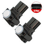 2Pcs 8934133210 Parking Sensor for 2012-2015 Lexus RX350 RX450h Silver