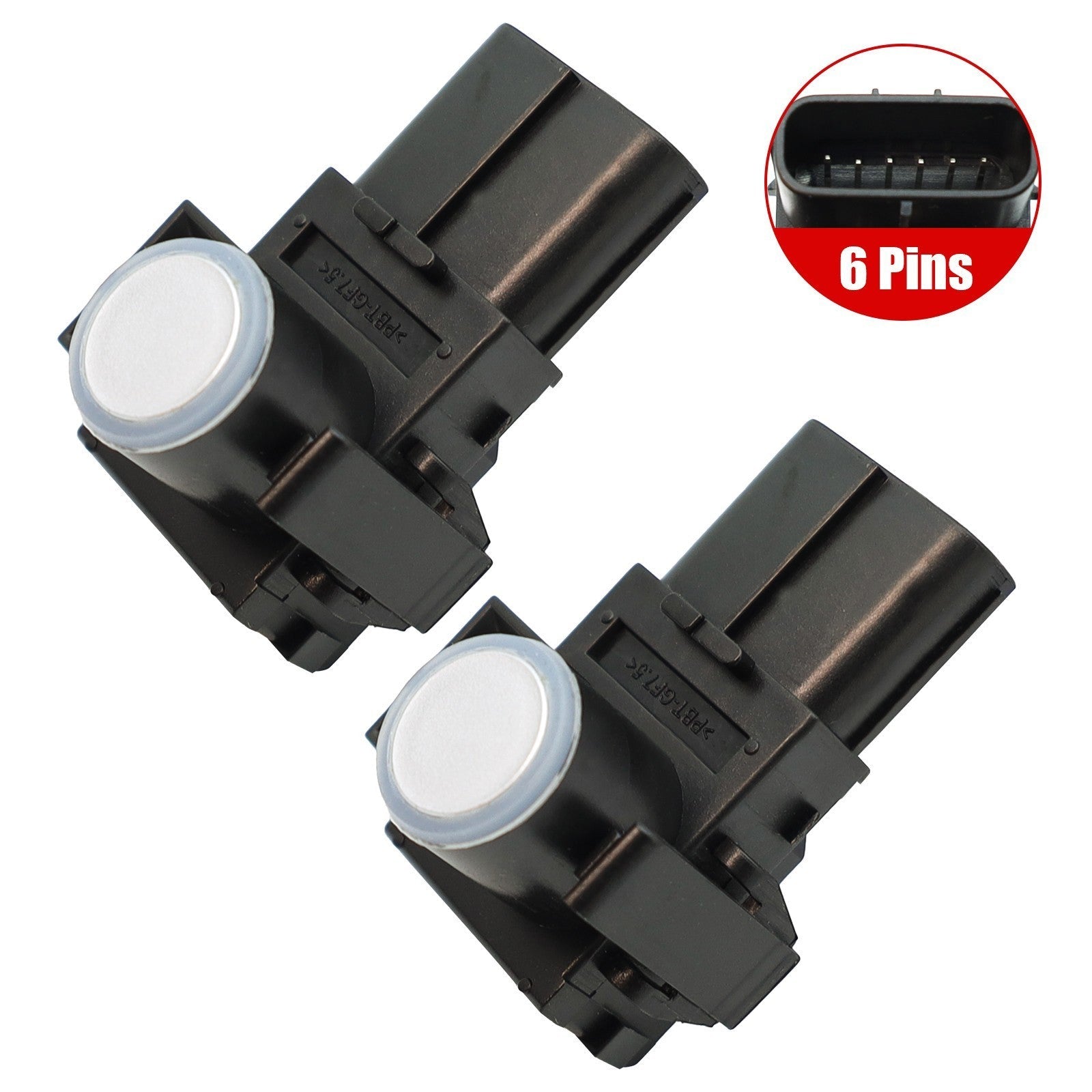 2Pcs 8934133210 Parking Sensor for 2012-2015 Lexus RX350 RX450h Silver
