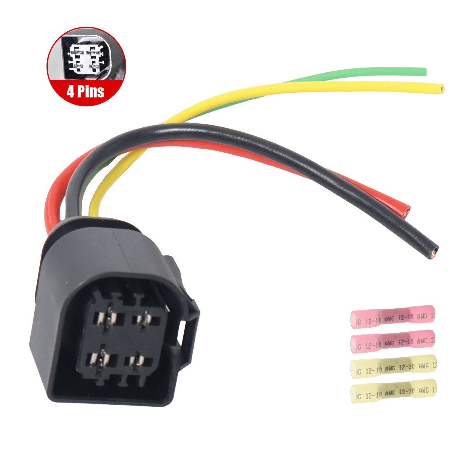 CWA400 Connector Plug Pigtail Harness for BMW Pierburg Water Pump OEM