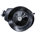Black Power Steering Pump Single Groove Pulley GM SBC BBC Chevy Buick