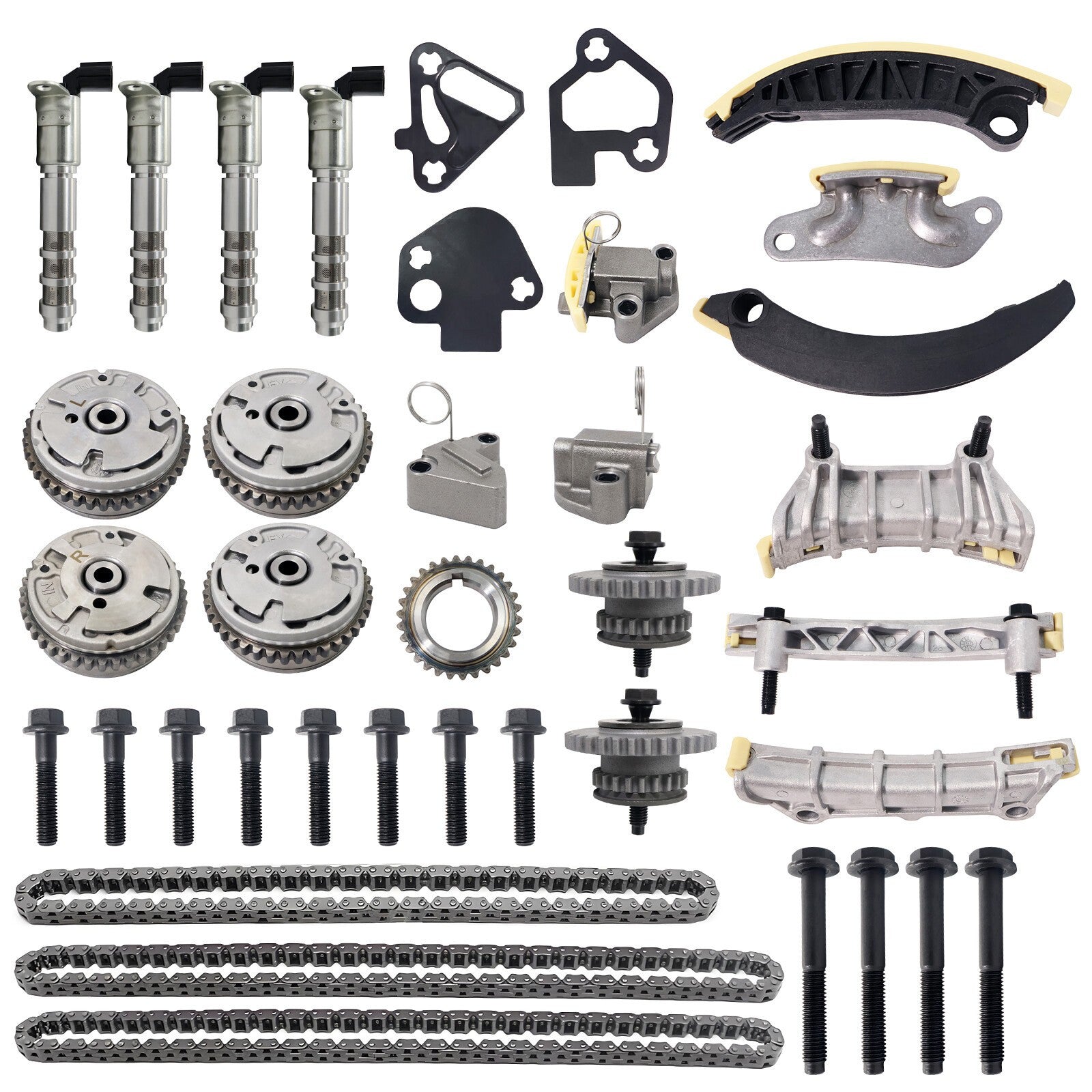 Timing Chain Kit & VVT Gears for 07-16 Buick Enclave Chevy GMC 3.0L 3.6L
