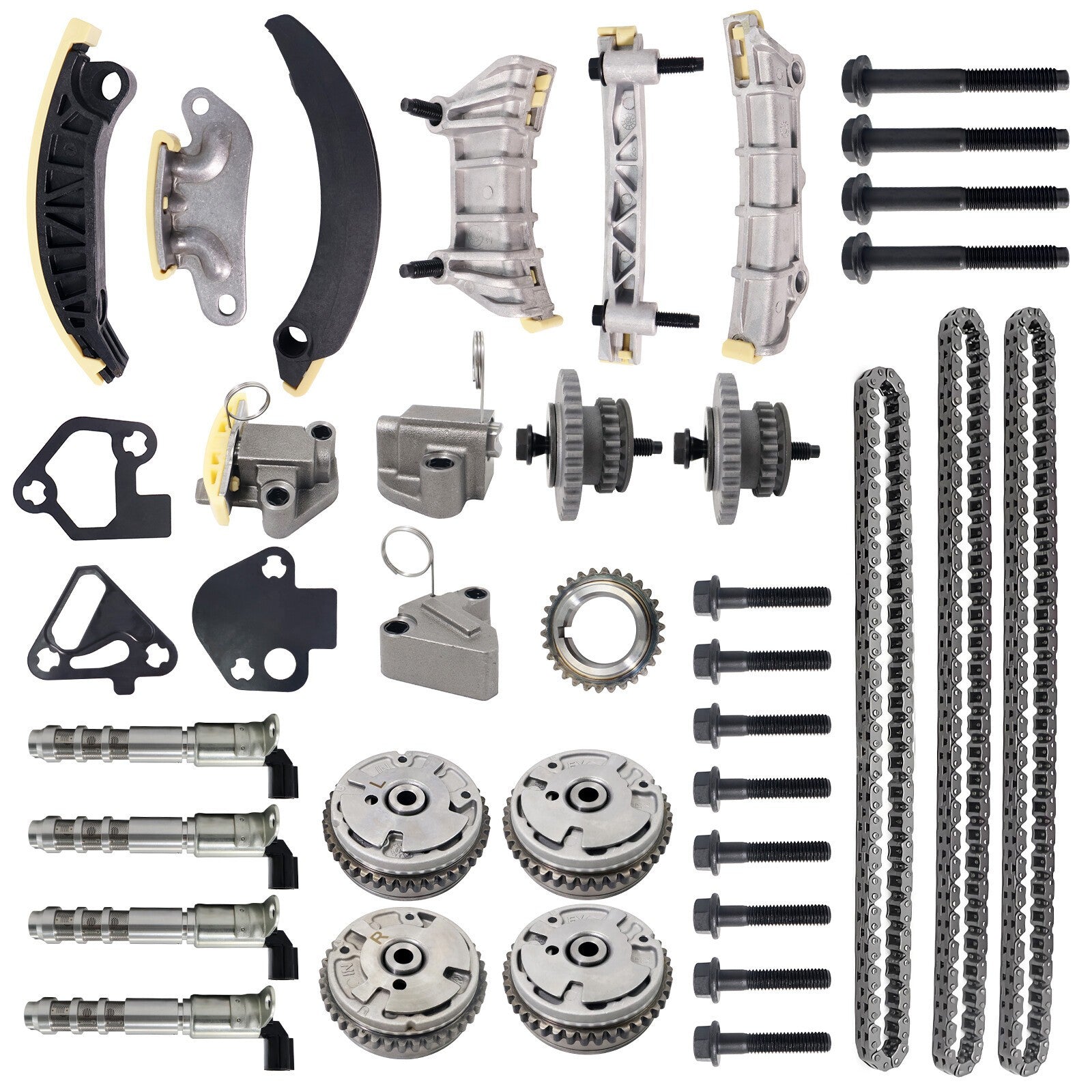 Timing Chain Kit & VVT Gears for 07-16 Buick Enclave Chevy GMC 3.0L 3.6L