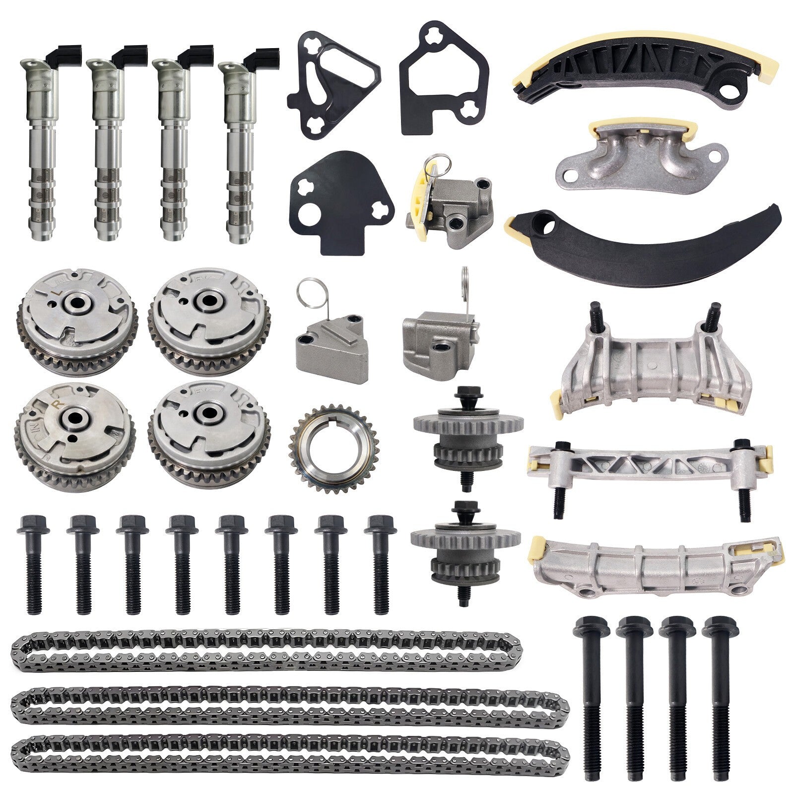 Timing Chain Kit & VVT Gears for 07-16 Buick Enclave Chevy GMC 3.0L 3.6L